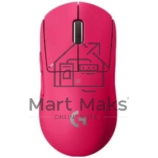 Мышь беспроводная Logitech G PRO X SUPERLIGHT розовый, 25600 dpi, радиоканал, USB, кнопки - 5