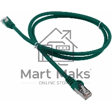 Патч-корд LANMASTER LSZH FTP кат.5e, 10 м, зеленый
