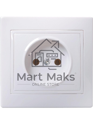 Розетка 1-м СП Кварта 10А IP20 без заземл. бел. ИЭК ERK13-K01-10-DM