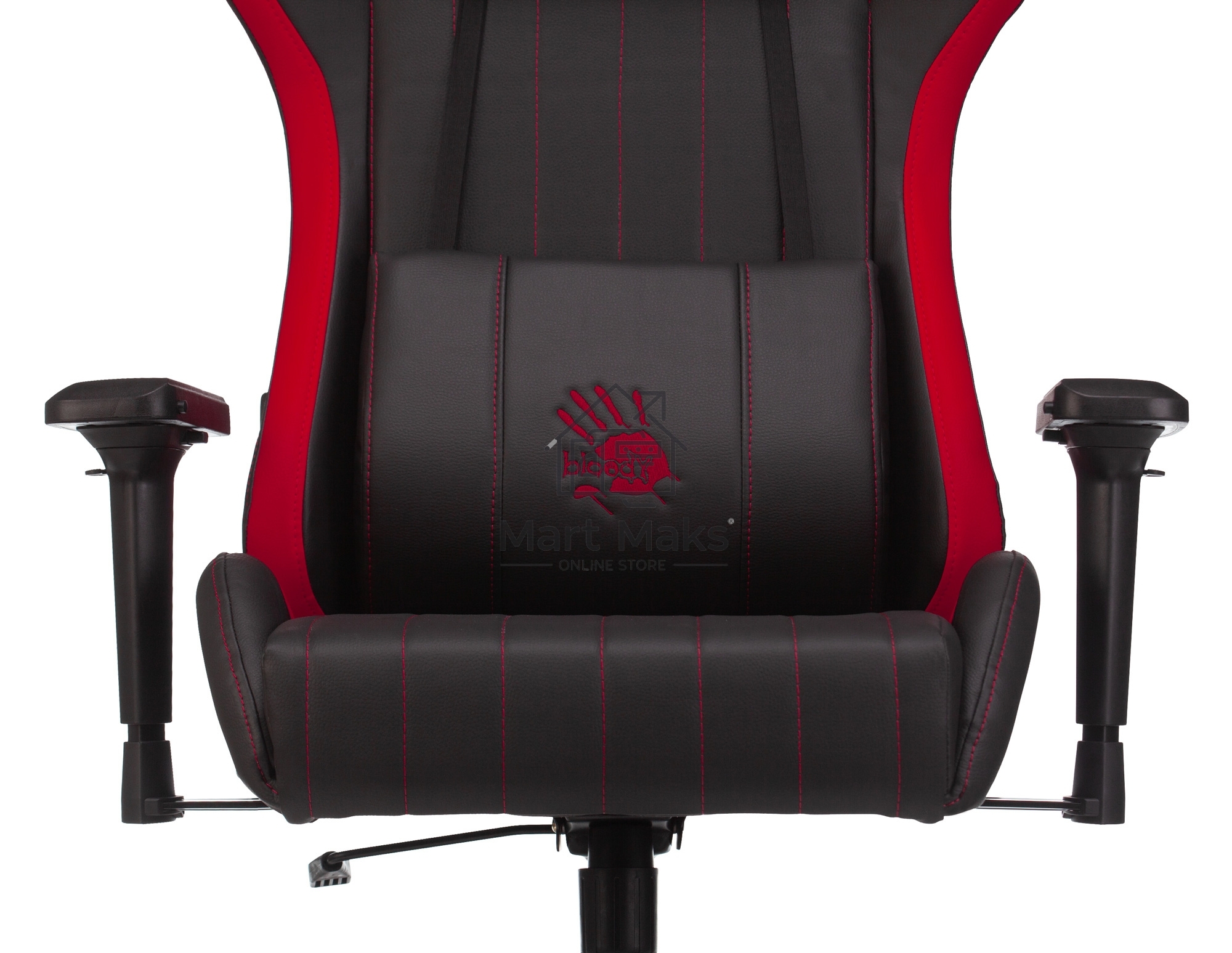 Кресло игровое A4Tech Bloody GC-990 черный/красный искусственная кожа крестовина металл