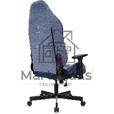Кресло Knight N1 Fabric синий, ткань, 120 кг, механизм качания