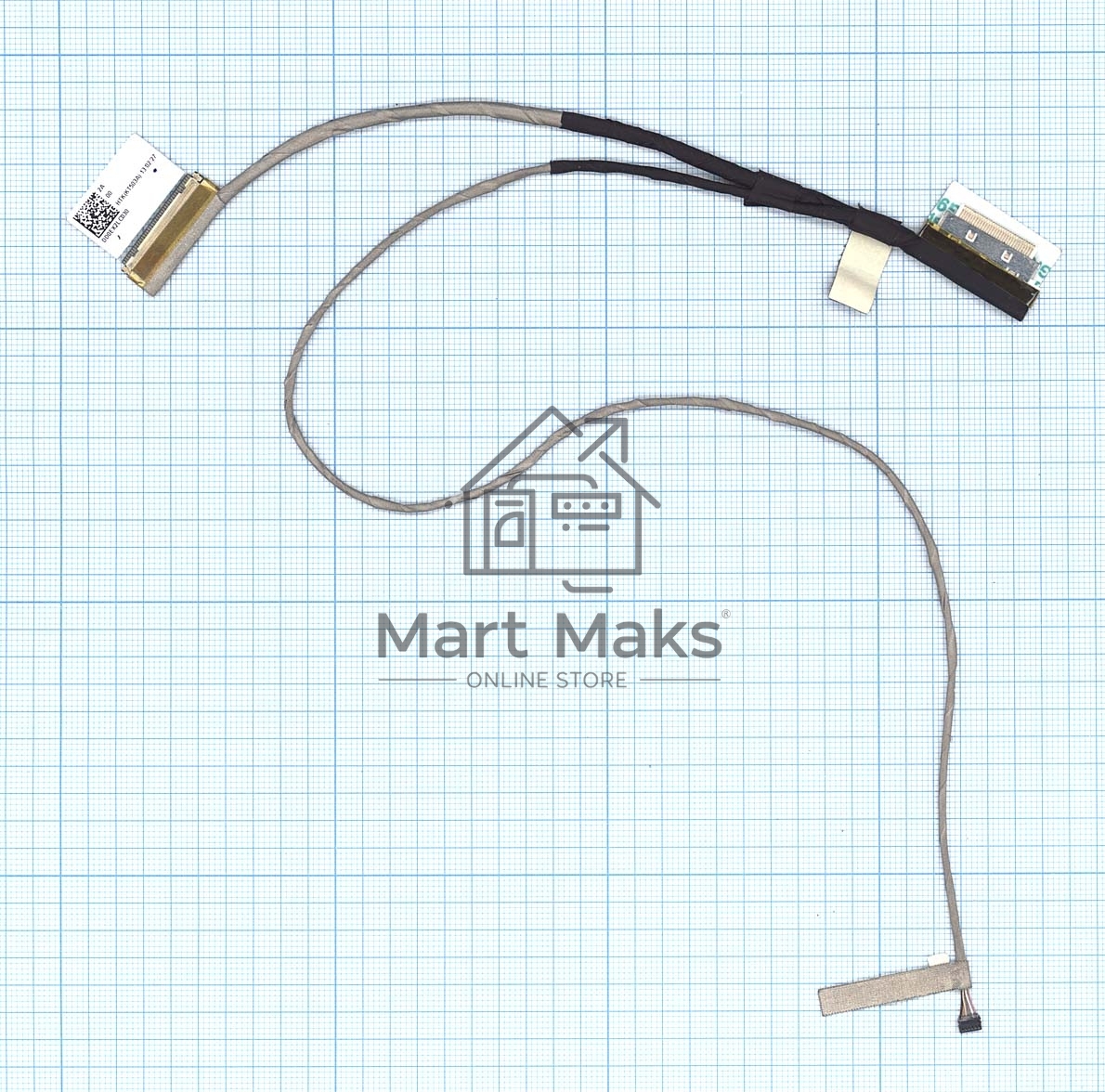Шлейф матрицы для ноутбука Asus Vivobook X201E X201L X201S X202E Q200E S200E