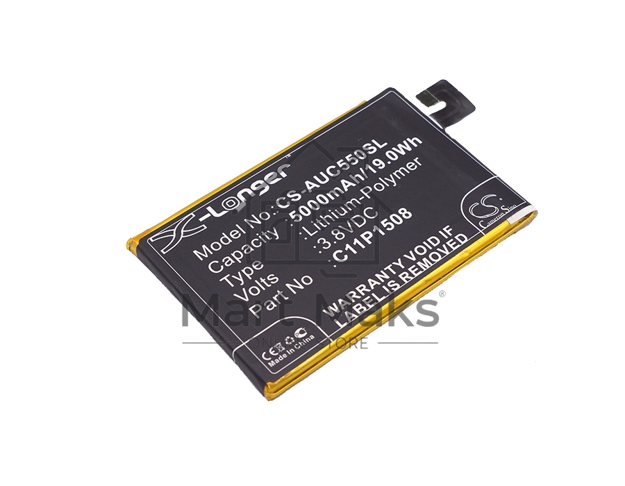Аккумулятор CameronSino CS-AUC550SL C11P1508 для AsusZenFone 50003.8V / 5000mAh / 19.00Wh