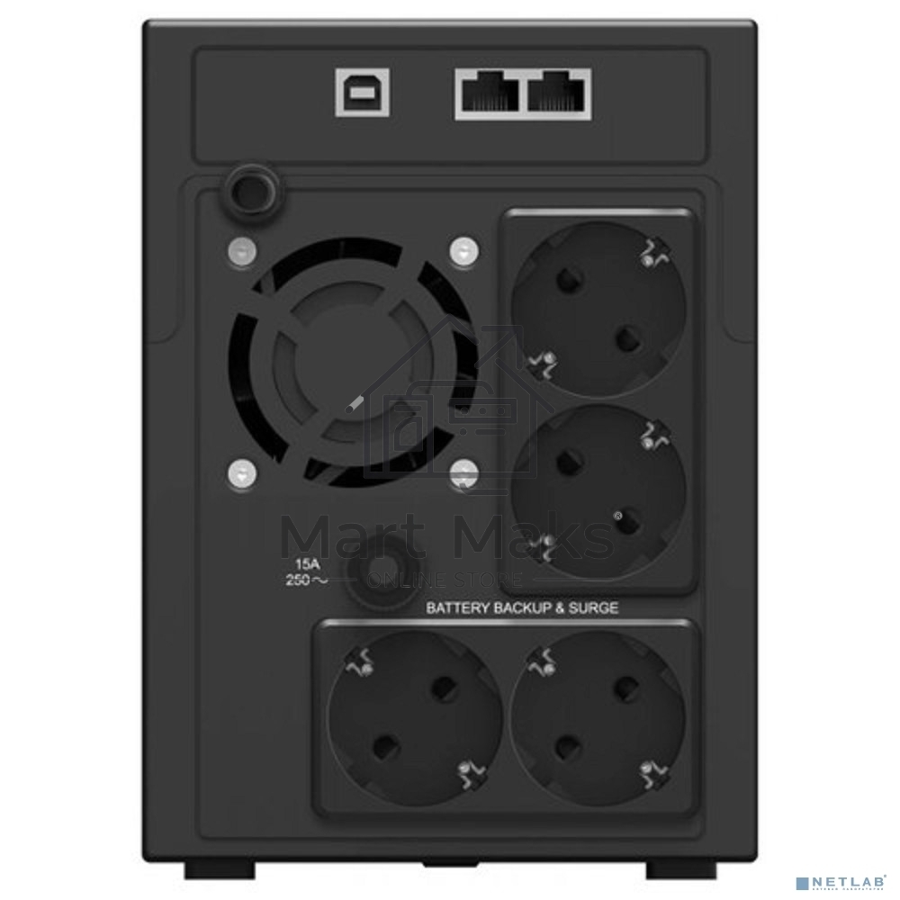 Источник бесперебойного питания Ippon Smart Power Pro II Euro 1600 960Вт 1600ВА черный