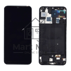 Дисплей (модуль) для Samsung Galaxy A30 SM-A305F в сборе с тачскрином и рамкой (TFT) черный Дисплей (модуль) для Samsung Galaxy A30 SM-A305F в сборе с тачскрином и рамкой (TFT) черный