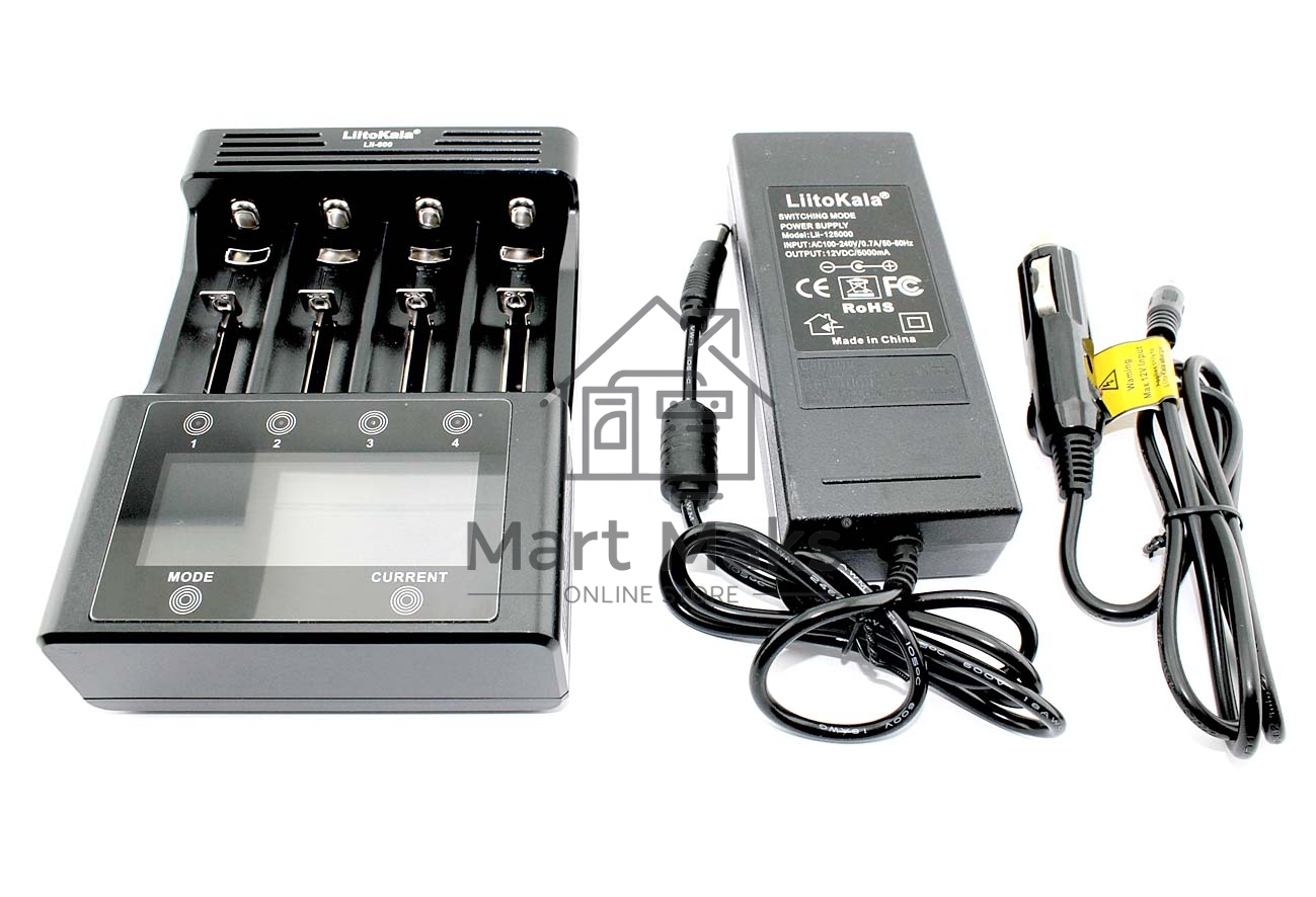 Зарядное устройство LiitoKala Lii-600 + CAR charger 12V