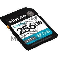 Флеш карта SDXC 256Gb Kingston SDG4/256Gb Canvas Go! Plus V30