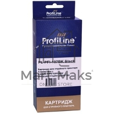 Картридж струйный ProfiLine PL-PFI-107BK для принтеров Canon IPF670/IPF680/IPF685/IPF770/IPF780/IPF785 с чернилами Black