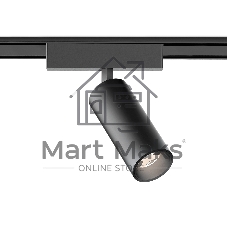 Светильник трековый светодиодный GV1511 BK черный IP20 9W 4200K 48V 24° D44*160
