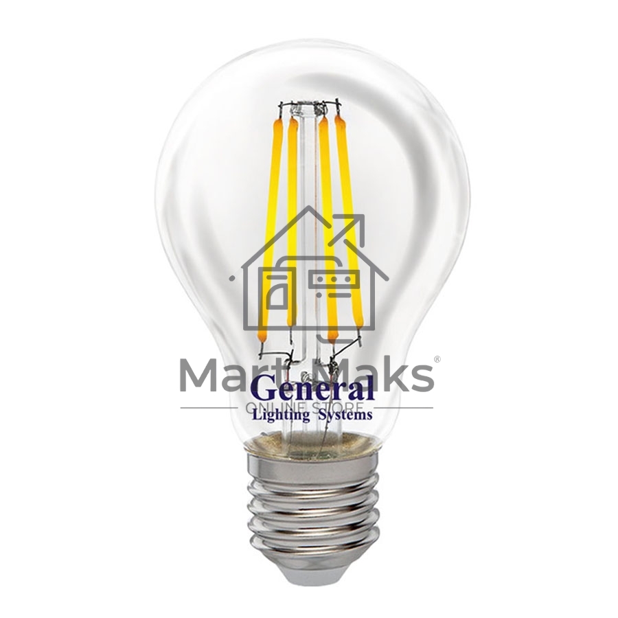 Филаментная светодиодная лампа General GLDEN-A60S-DEM-13-230-E27-4500 1/10/100