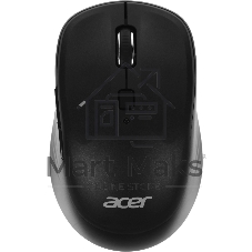 Мышь беспроводная Acer OMR300 черный, 1600 dpi, радиоканал, USB, кнопки - 6