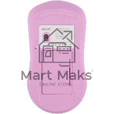 Мышь Acer OMR501 фиолетовый оптическая 1600dpi silent беспров. USB 4but (ZL.MCE11.017)