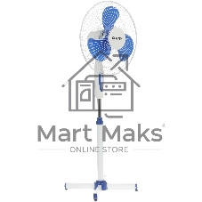Вентилятор Centek CT-5015 Blue синий, напольный, 50 Вт, 3 скорости, 40 см
