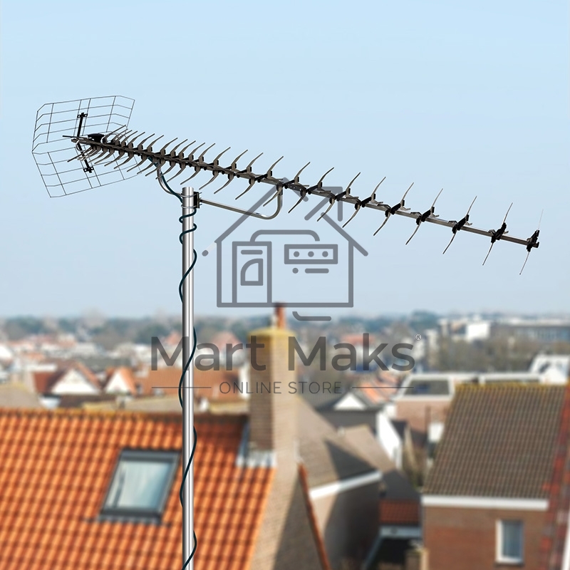 ТВ антенна наружная «Активная» для цифрового ТВ DVB-T2, RX-415 Rexant