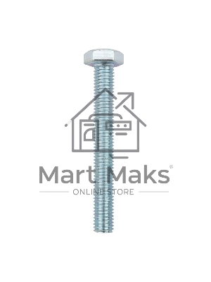 Болт шестигранный KRANZ DIN 933, 10х80, короб (10 шт./уп.)