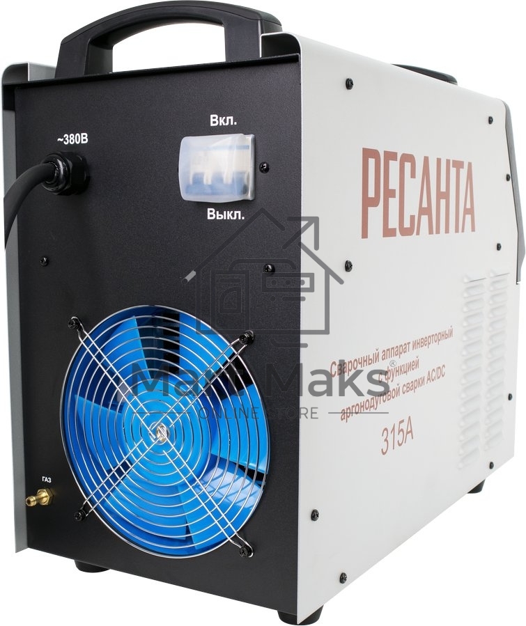 Сварочный аппарат Ресанта САИ-315АД инвертор MMA DC/TIG DC 13.8кВт