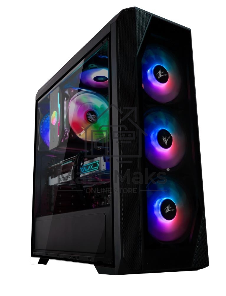 Компьютерный корпус ZALMAN N5 TF, ATX, BLACK, WINDOW, 1x5.25