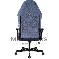 Кресло Knight N1 Fabric синий, ткань, 120 кг, механизм качания