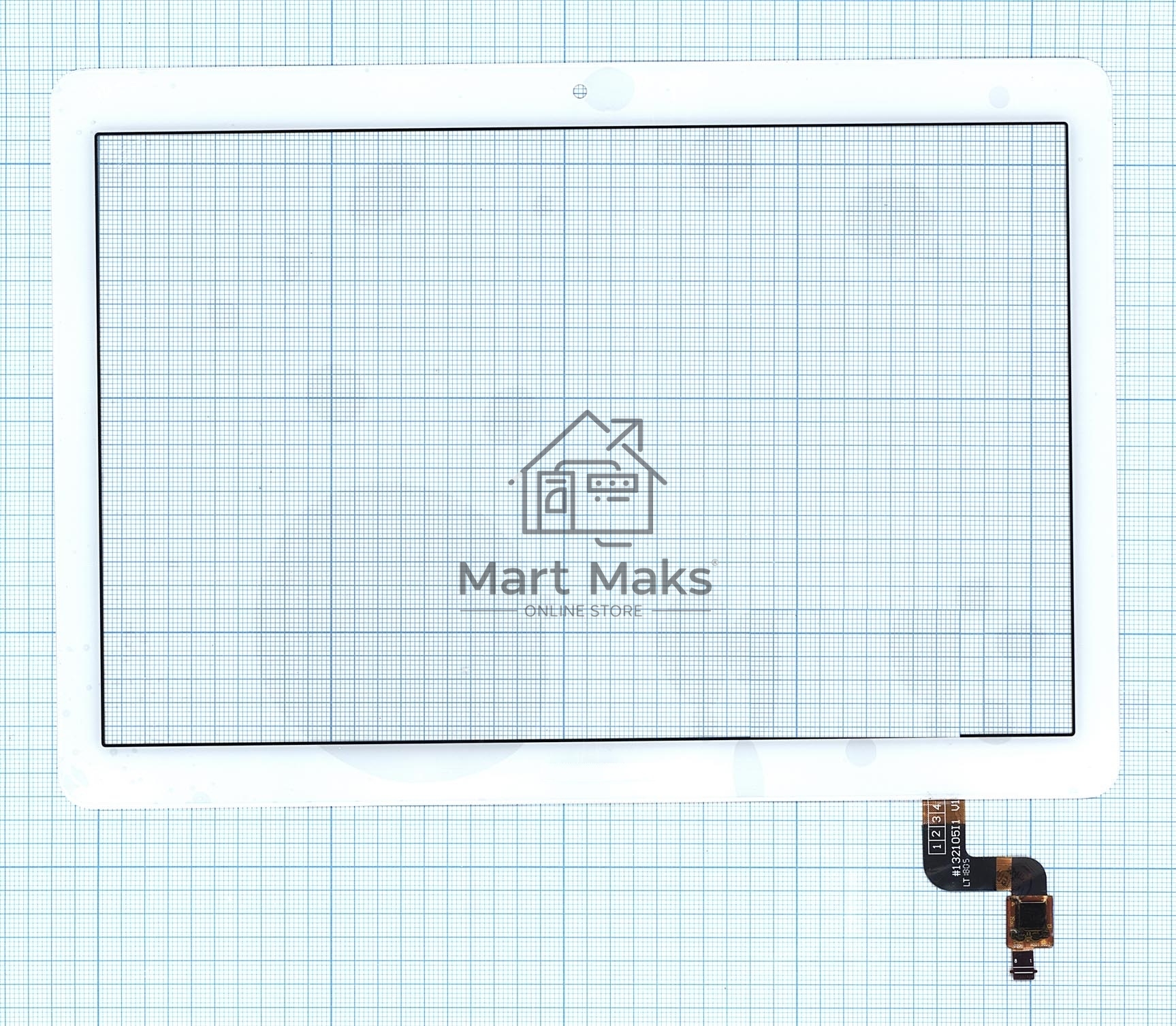 Сенсорное стекло (тачскрин) для Huawei MediaPad T3 10, белое