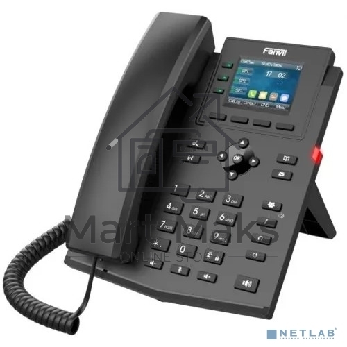 Телефон IP Fanvil X303W черный