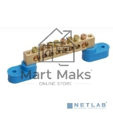 Шина нулевая ШНИ-6х9-24 У2-С на 2-х. угл. изол. IEK YNN10-69-24C2-K07