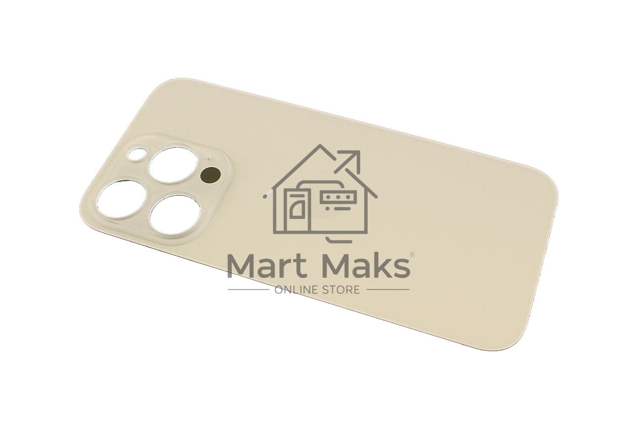 Задняя крышка (стекло) для Apple iPhone 14 Pro золотая