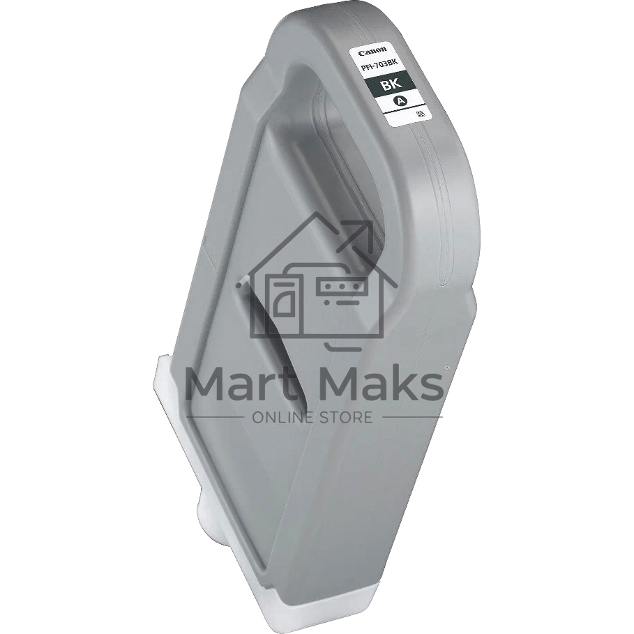 Картридж струйный Canon PFI-703 BK (2963B001) черный (700 мл) для Canon iPF810, iPF815, iPF820, iPF825