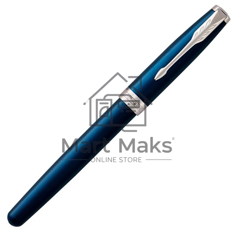 Ручка перьевая Parker Sonnet Core F539 (1945364) LaqBlue CT M сталь нержавеющая, подарочная коробка