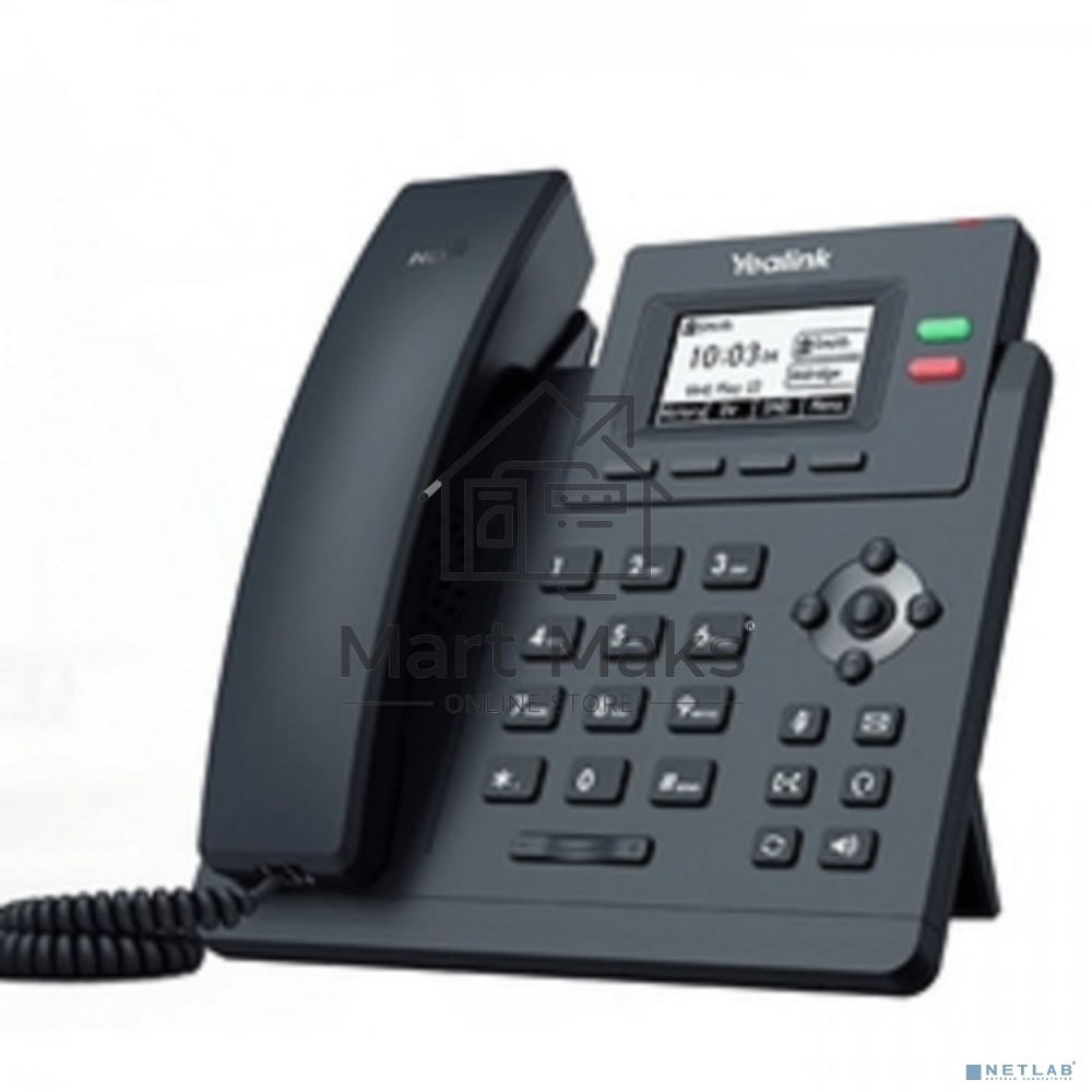Настольный IP-телефон YEALINK SIP-T31W, 2 аккаунта, дисплей 2.3