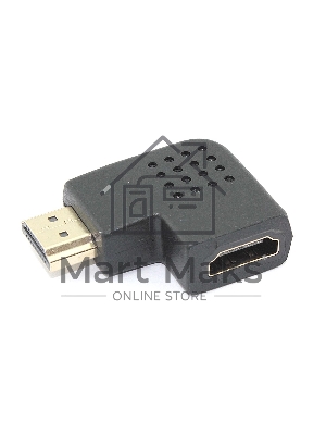 Удлинитель HDMI папа-мама угловой влево
