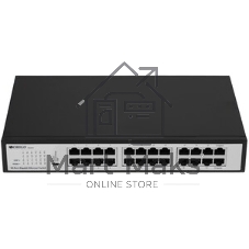 Коммутатор неуправляемый ORIGO, 24x1000Base-T, комплект для установки в 19