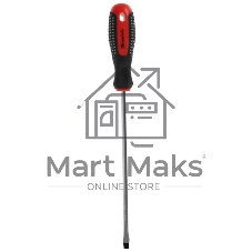 Отвертка Matrix Fusion, SL6,0 х 200 мм, CrV, 3-х компонентная рукоятка 