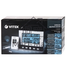 Погодная станция Vitek VT-3533 серебристый/черный