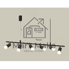 Светильник Ambrella light XB9006330/6 SBK/FR черный песок/белый матовый MR16 GU5.3 (С9006, С6323, N6258)