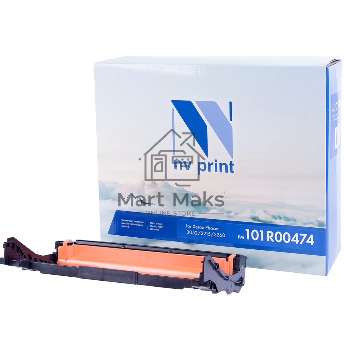 Барабан NVPrint совместимый Xerox 101R00474 DU для Phaser 3052/3260/WorkCentre 3215/3225 (10000k)