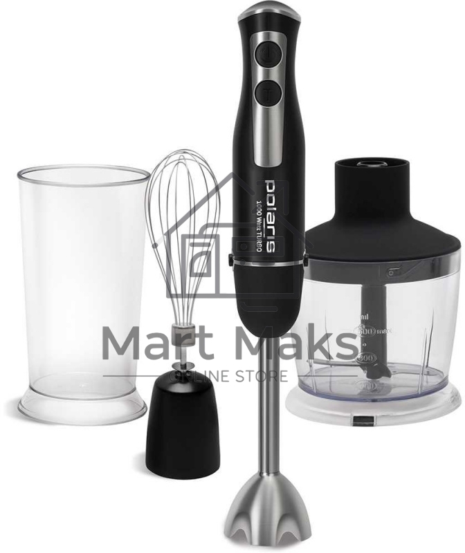 Блендер погружной Polaris PHB1065 черный1000Вт