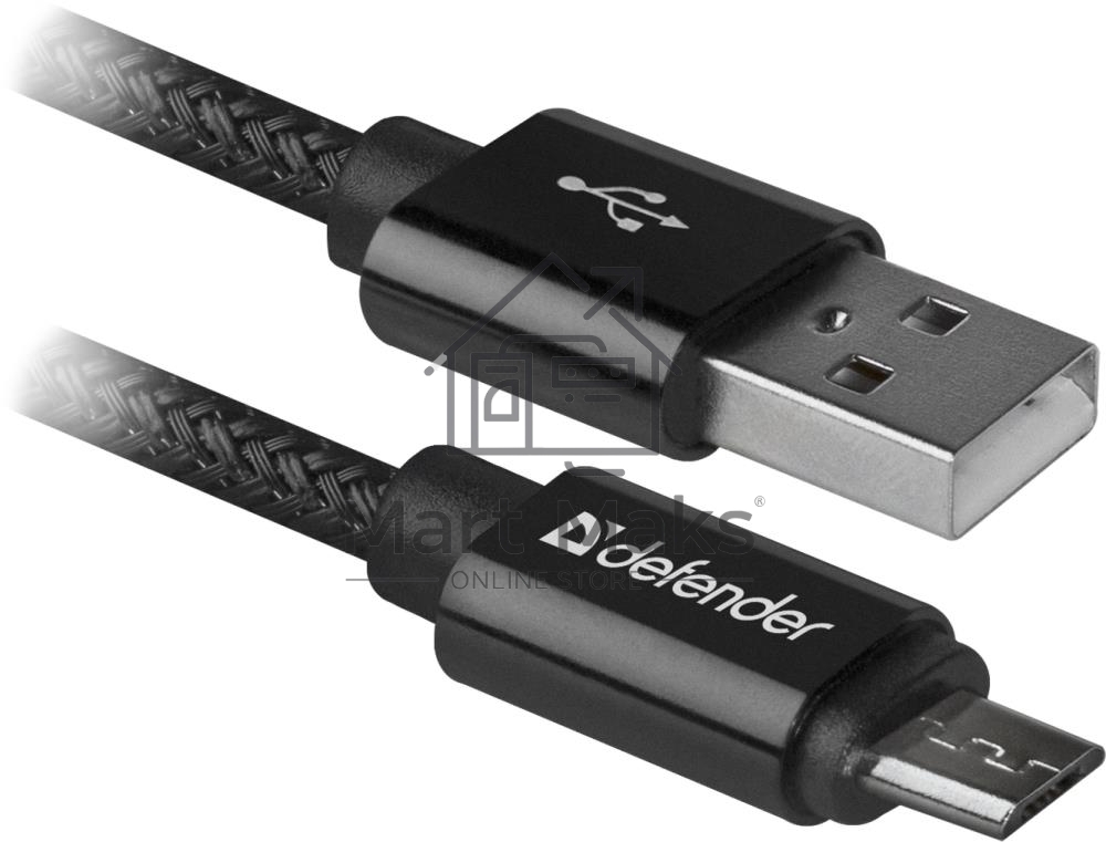 Кабель Defender USB2.0 TO MICRO-USB 1M черный USB08-03T