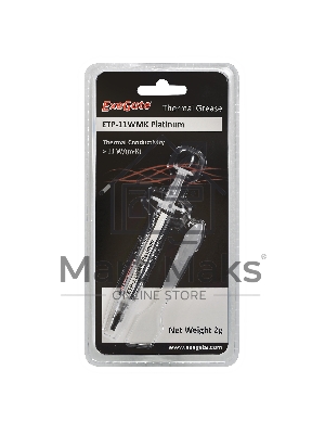 Термопаста ExeGate ETP-11WMK Platinum, шприц с лопаткой, 2г