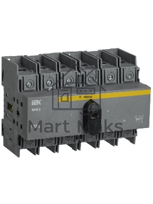 Выключатель-разъединитель модульный 3п 125А ВРМ-3 IEK MVR30-3-125