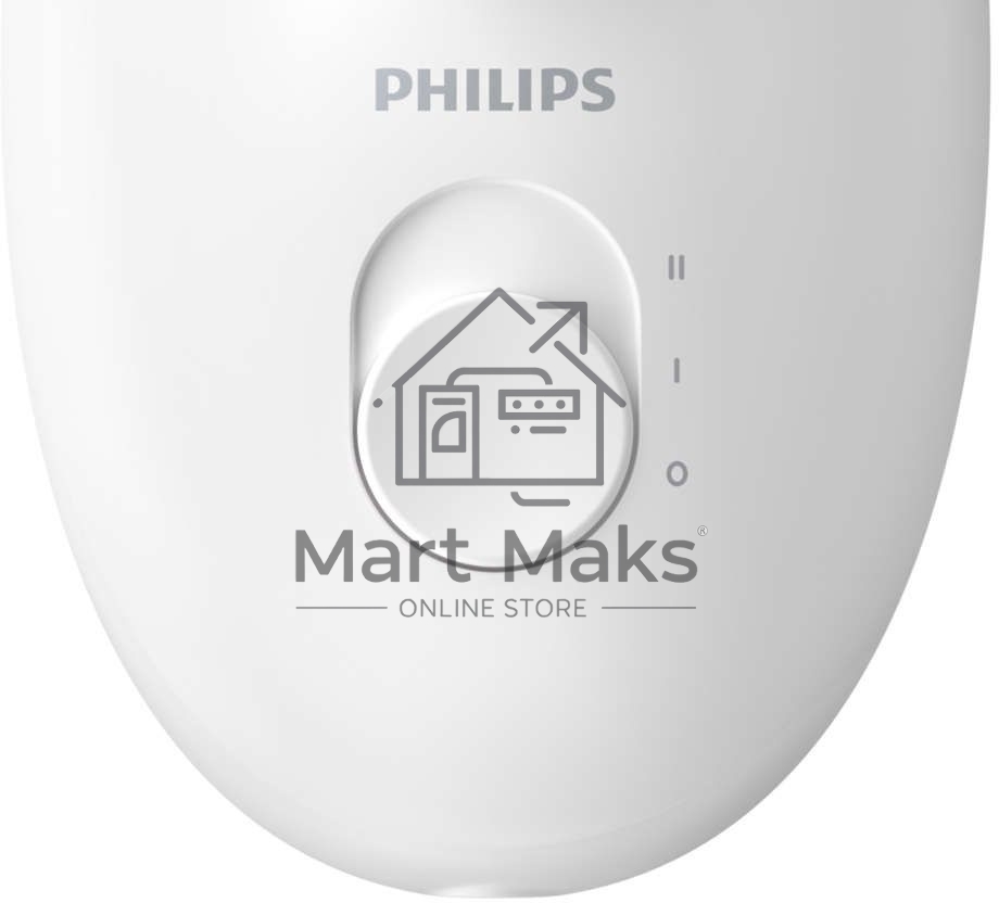 Эпилятор Philips BRE235/00 скор.:2 насад.:1 от электр.сети белый/розовый