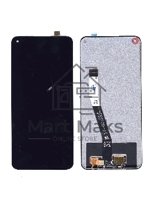 Дисплей для Xiaomi Redmi Note 9, Redmi 10X (MOD IC Cable) черный