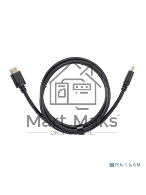 Кабель HDMI 19M/M,ver. 2.1 8KX60Hz (Econom) 2m Telecom TCG245C-2M