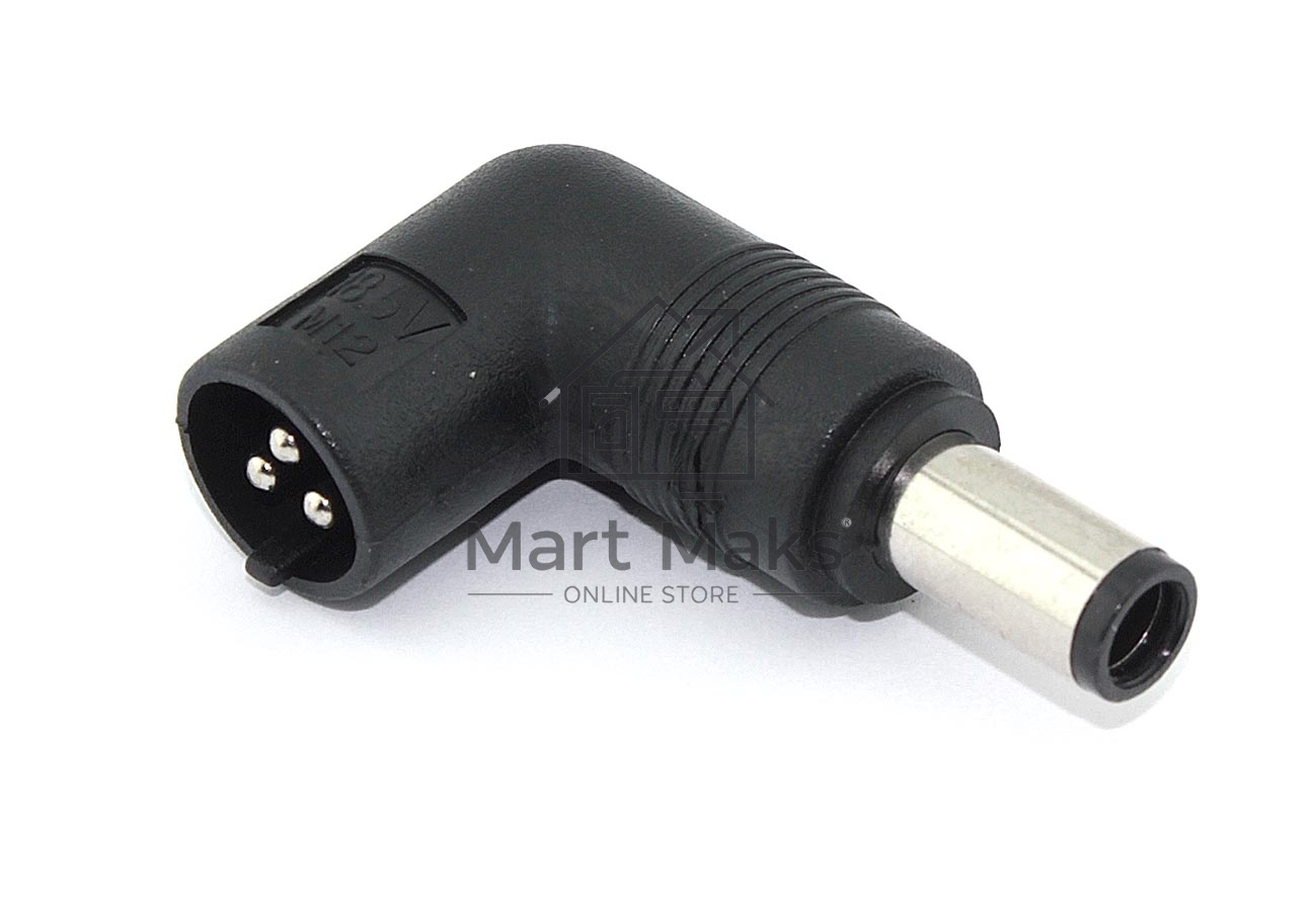 Переходник для ноутбуков Hp 7.4 pin 18.5V с 3-контактным разъемом