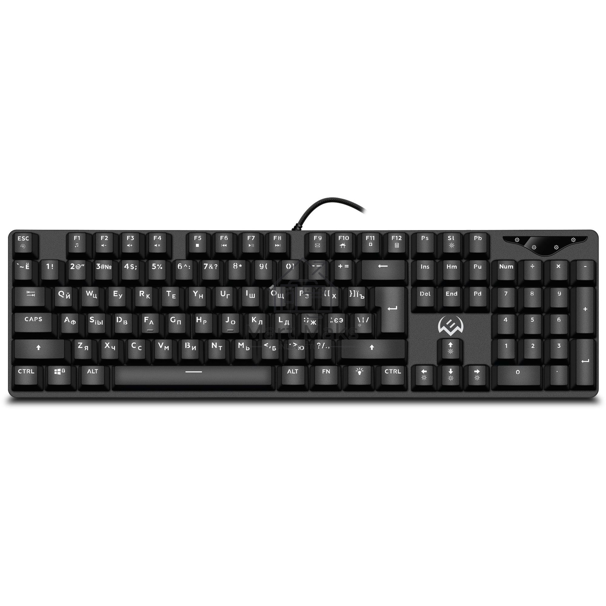 Игровая клавиатура Sven KB-G9300 чёрная (Outemu Blue switches,104кл., подсветка)