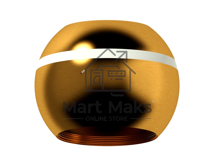 Корпус светильника C1105 PYG золото желтое полированное D100*H80mm MR16 GU5.3 LED 3W 4200K