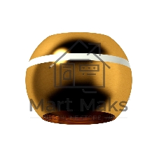Корпус светильника C1105 PYG золото желтое полированное D100*H80mm MR16 GU5.3 LED 3W 4200K