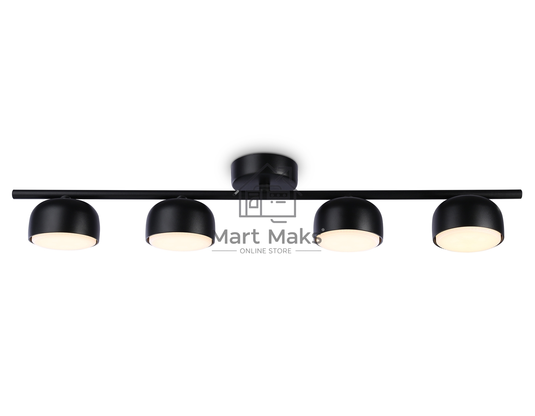 Светильник Ambrella light TN71029/4 BK черный GX53/4 max 12W 600*80*140