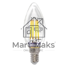 Филаментная светодиодная лампа General GLDEN-CS-DEM-8-230-E14-4500 1/10/100
