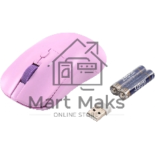 Мышь Acer OMR501 фиолетовый оптическая 1600dpi silent беспров. USB 4but (ZL.MCE11.017)