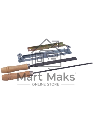 Заточной набор PATRIOT PG-SK4,8круглый напильник4.8мм, плоский напильник, две ручки, калибр